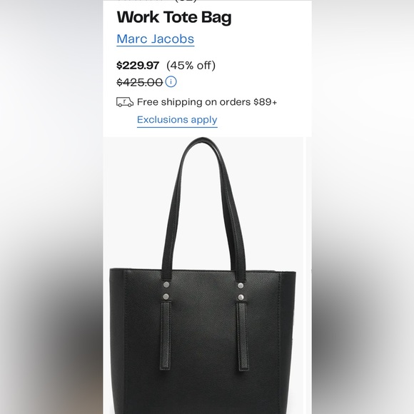 Marc Jacobs Jordan Tote with silver tone hardware Non smoking home. - Picture 6 of 6